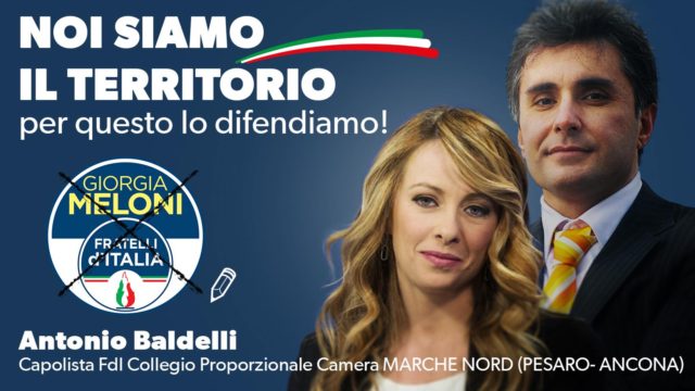 Speciale Politiche 2018 Intervista ad Antonio Baldelli Capolista di Fratelli D’Italia nei collegi Marche Nord